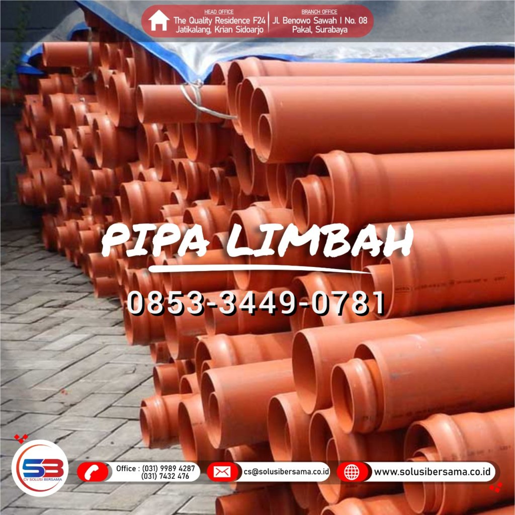 KELEBIHAN PIPA UPVC LIMBAH SDR-41 TERBARU